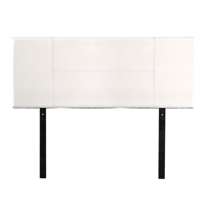 PU Leather Double Bed Headboard Bedhead - White