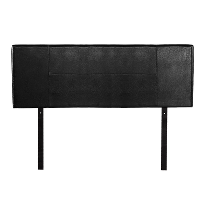 PU Leather Queen Bed Headboard Bedhead - Black