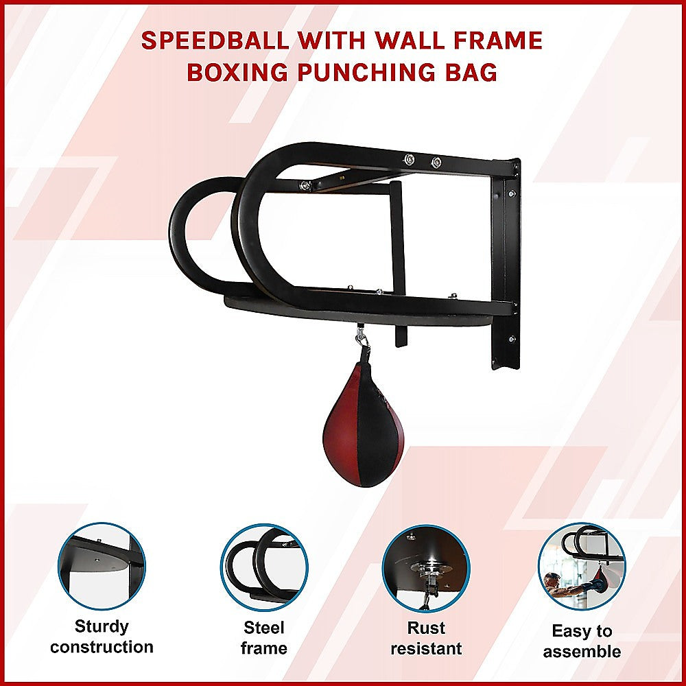 Speedball with Wall Frame Boxing Punching Bag