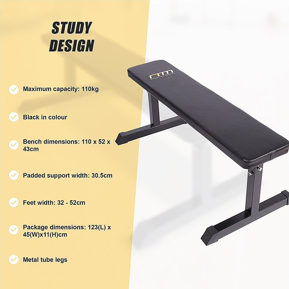 Weights Flat Bench Press Home Gym