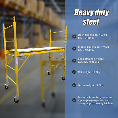 Mobile Safety High Scaffold / Ladder Tool -450KG