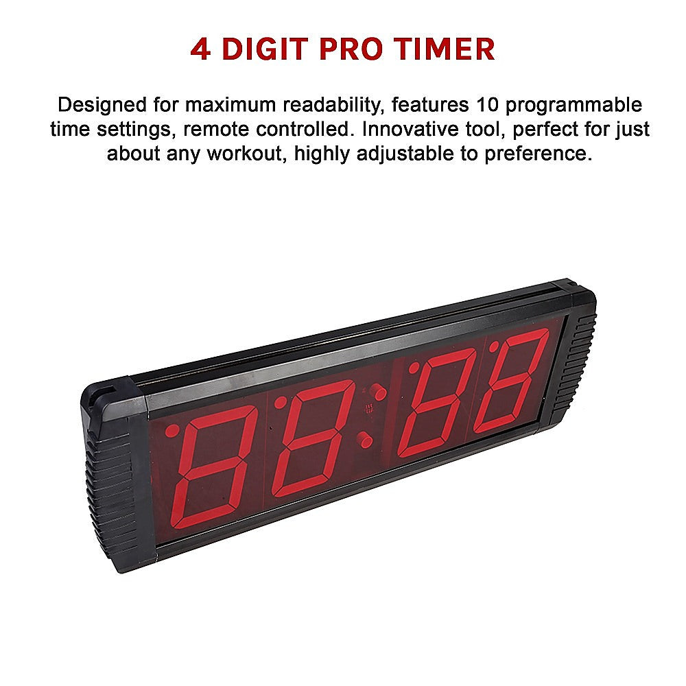 Digital Timer Interval Fitness Clock