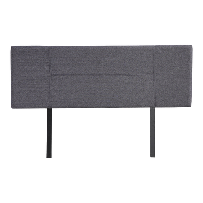 Linen Fabric Queen Bed Headboard Bedhead - Grey