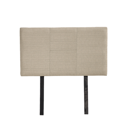 Linen Fabric Single Bed Headboard Bedhead - Beige