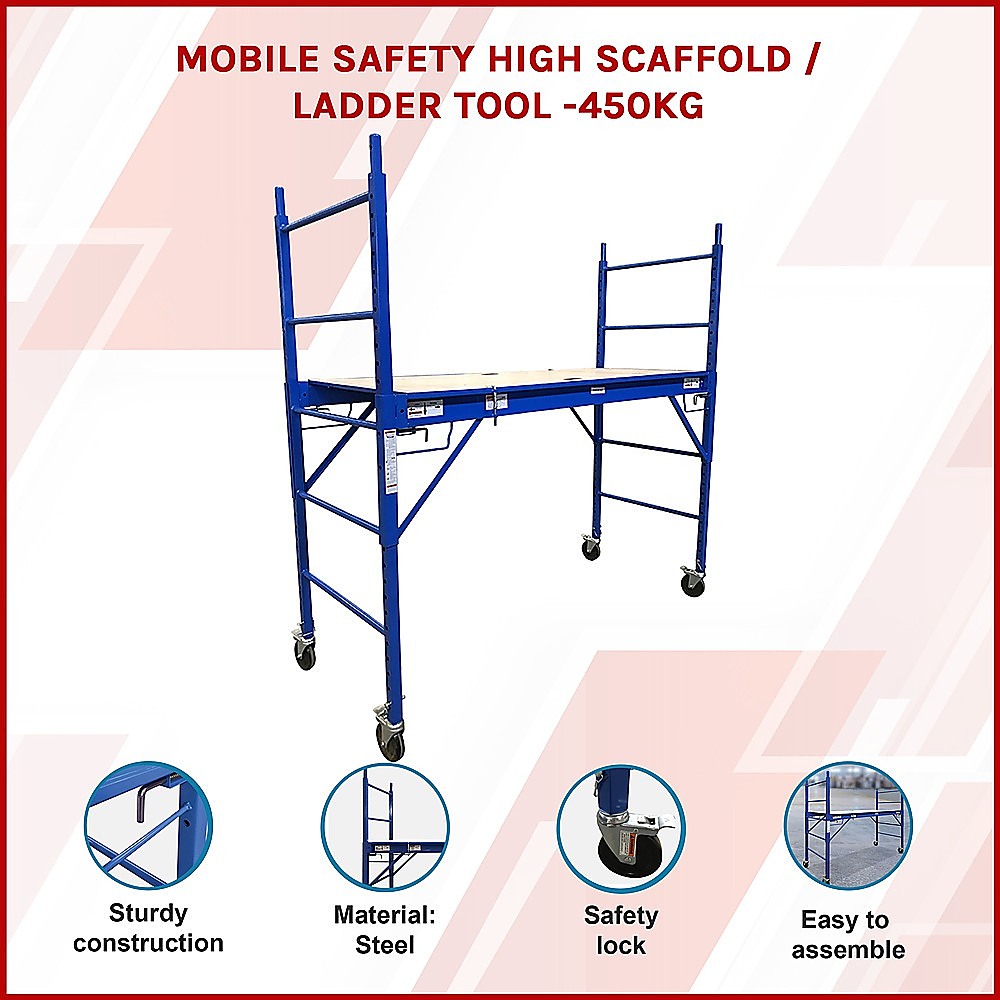 Mobile Safety High Scaffold / Ladder Tool -450KG