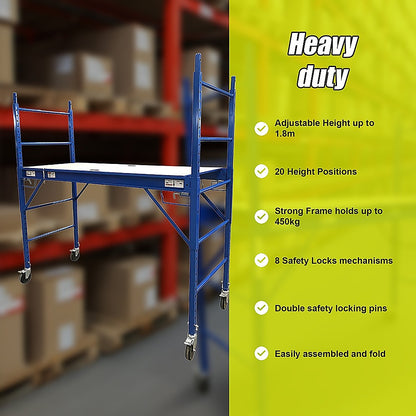 Mobile Safety High Scaffold / Ladder Tool -450KG