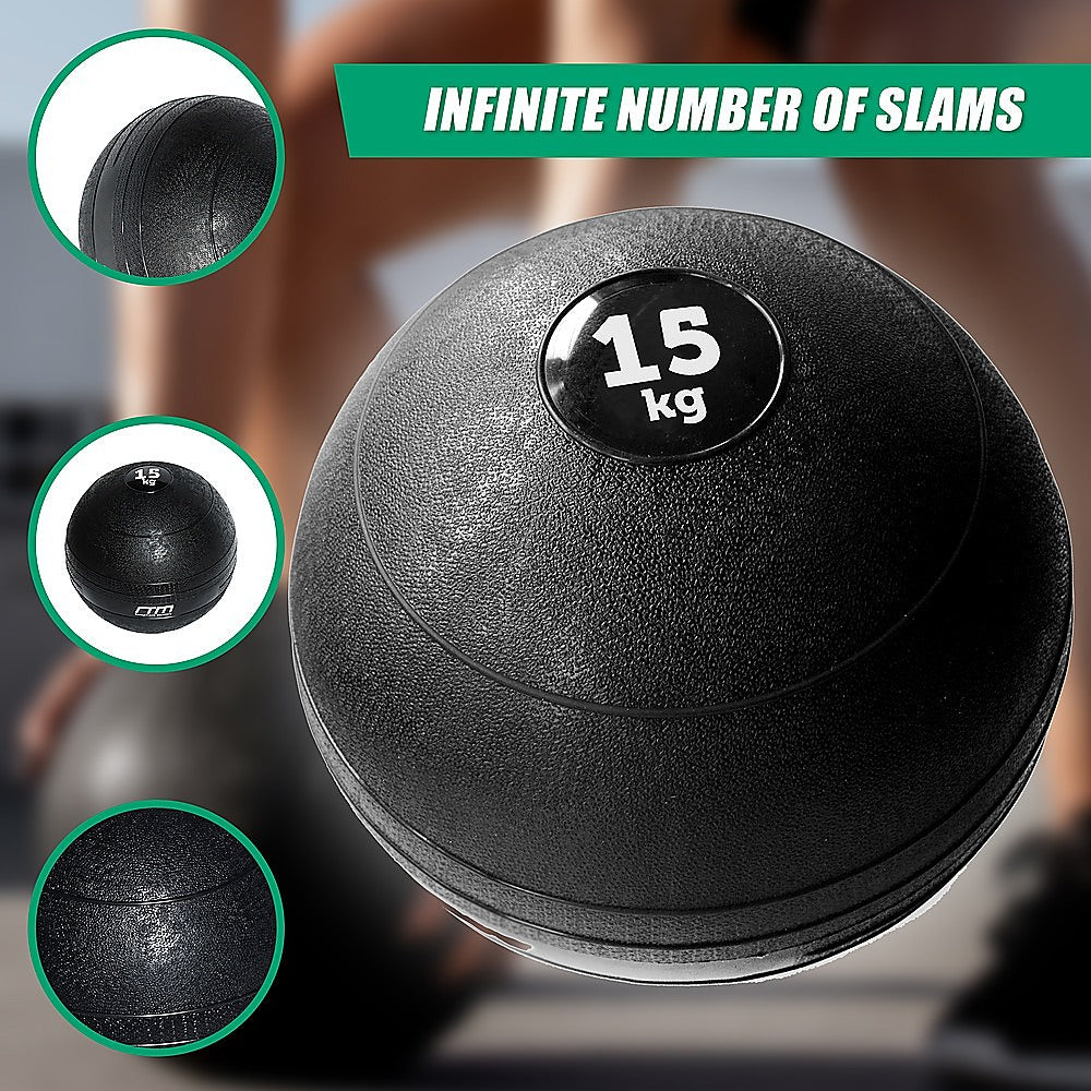 15kg Slam Ball No Bounce Crossfit Fitness MMA Boxing BootCamp