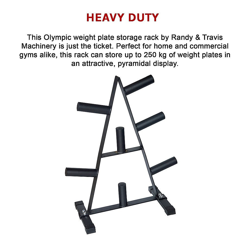 Olympic Weight Plate Storage Rack 250kg Capacity