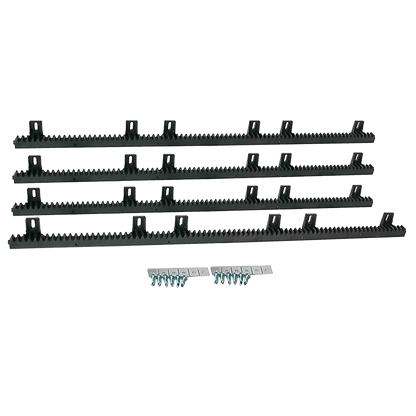 Sliding Gate Hardware Accessories Kit - 4m Gear Rack Track