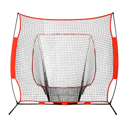 Portable Baseball Training Net Stand Softball Practice Sports Tennis
