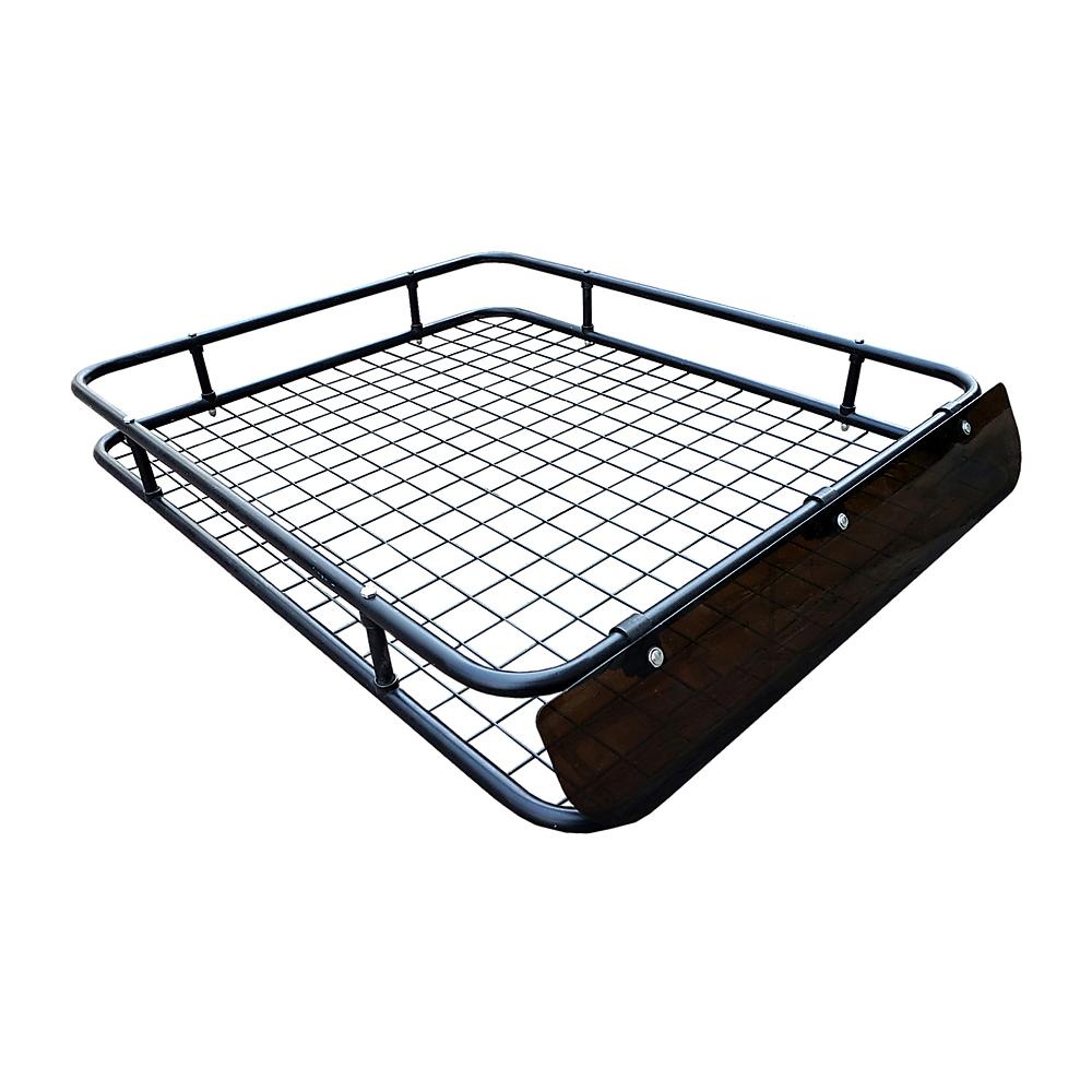 Universal Roof Rack Basket - Car Luggage Carrier Steel Cage Vehicle Cargo