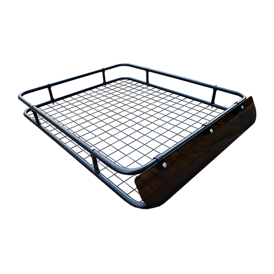 Universal Roof Rack Basket - Car Luggage Carrier Steel Cage Vehicle Cargo