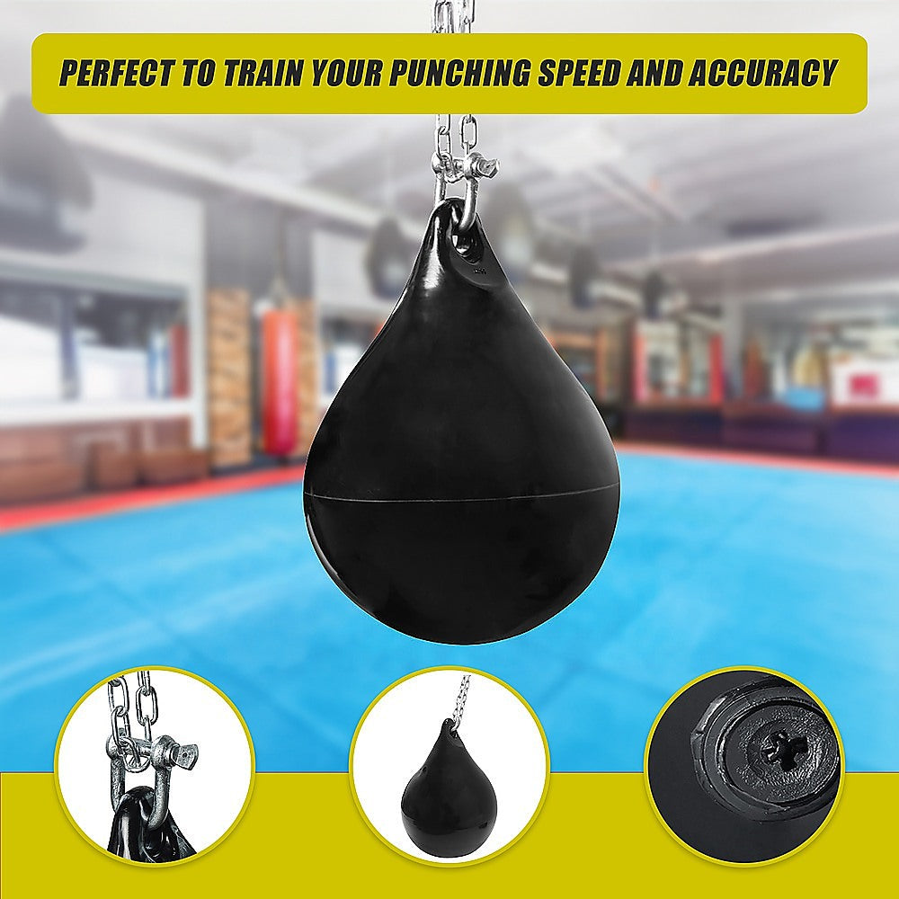 30L Water Punching Bag Aqua with D-Shackle and Chain