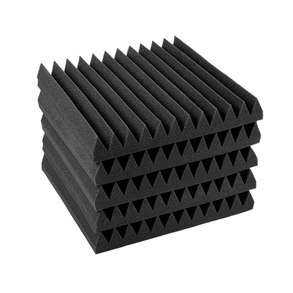 40pcs Studio Acoustic Foam Sound Absorbtion Proofing Panels Tiles Wedge 30X30CM