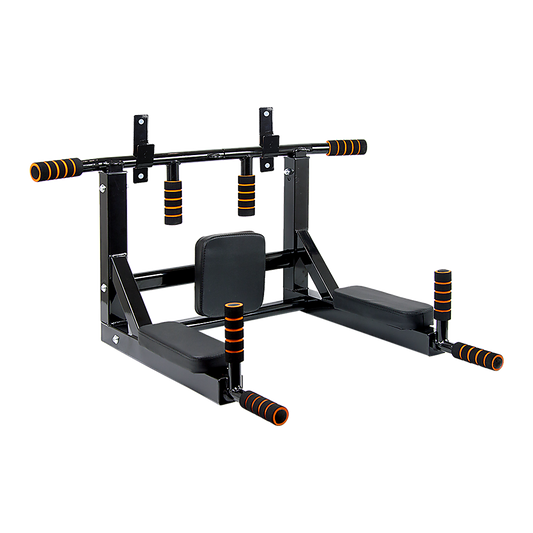 Heavy Duty Wall Mounted Power Station - Knee Raise - Pull Up - Chin Up -Dips Bar