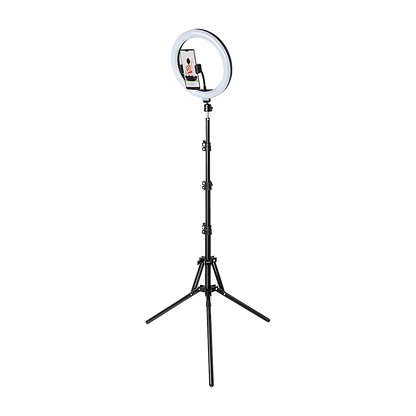 10" LED Selfie Ring Light with 1.6M Tripod Stand Phone Holder Photo Live Makeup