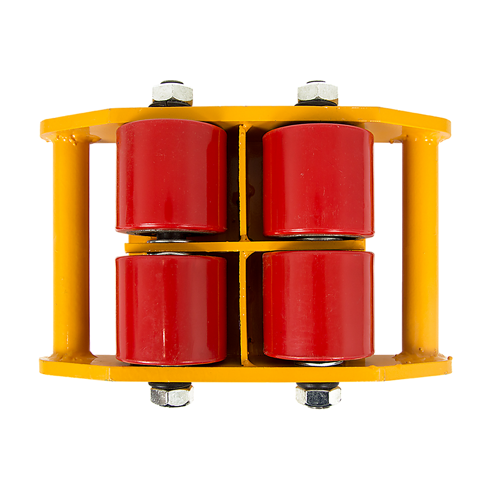 3x3 Heavy Duty Machine Dolly Skate Machinery Roller Mover Cargo Trolley 6T