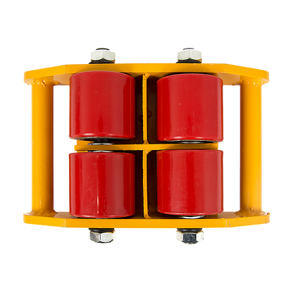 3x3 Heavy Duty Machine Dolly Skate Machinery Roller Mover Cargo Trolley 6T