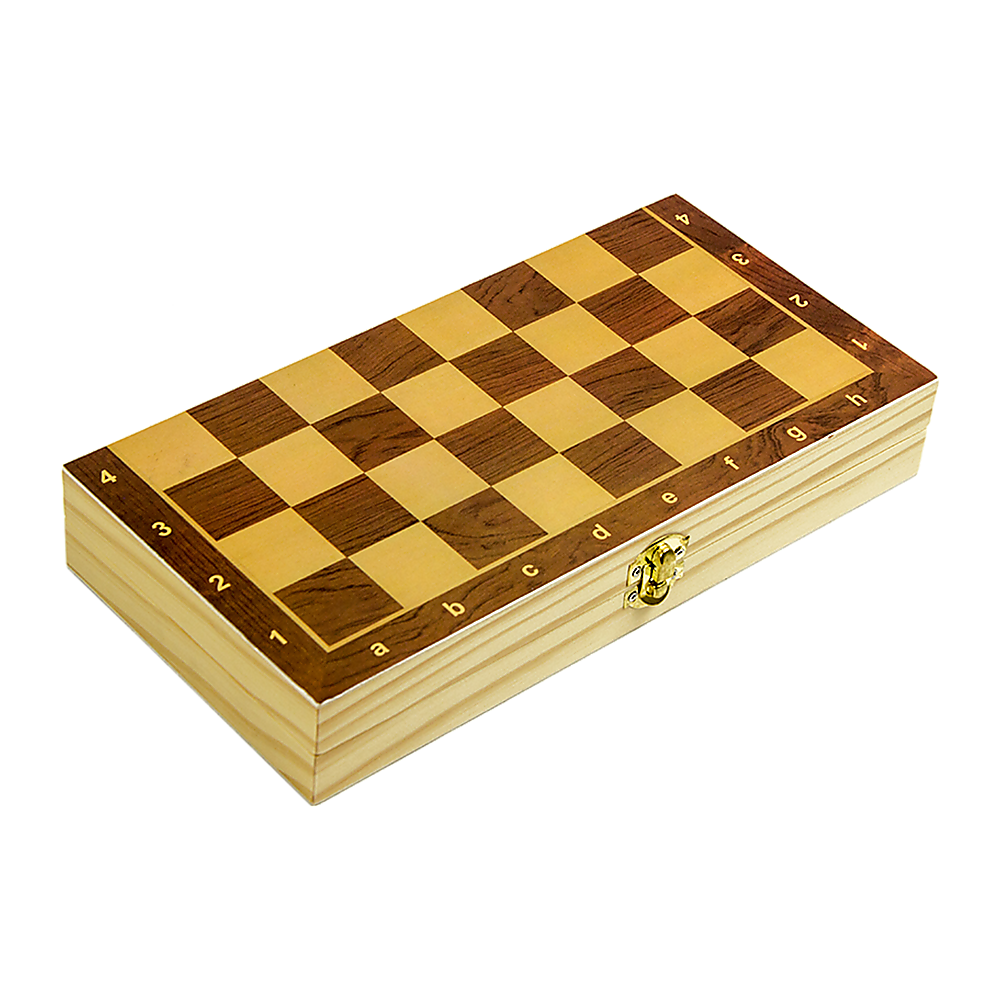 Chess Board Games Folding Large Chess Wooden Chessboard Set Wood Toy Gift