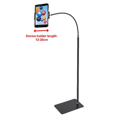 Adjustable Floor Stand Lazy Mount Holder Bracket For 4-9.5in Tablet Phone Stand