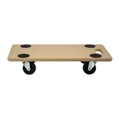 200kg Heavy Duty Hand Dolly Furniture Wooden Trolley Cart Moving Platform Mover