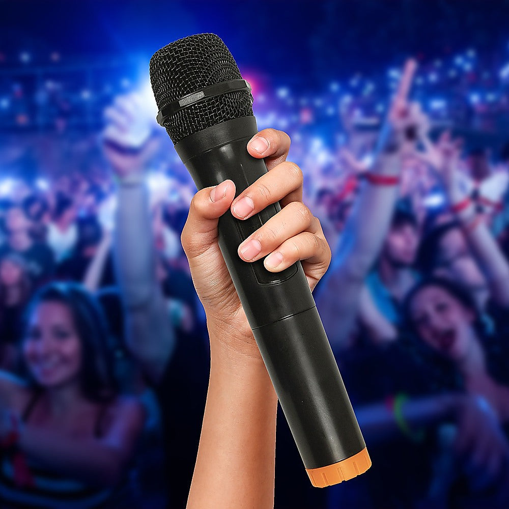 2 x Wireless Microphone Handheld Cordless Professional Mic Karaoke Receiver