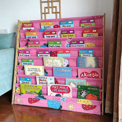 Children's Bookshelf Bookcase Magazine Rack Home Storage