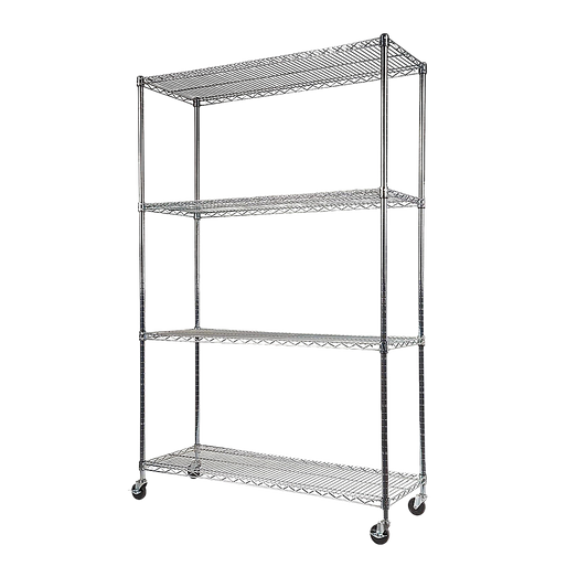 Modular Wire Storage Shelf 1200 x 450 x 1800mm Steel Shelving
