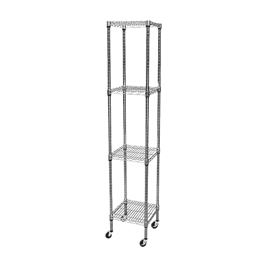 Modular Wire Storage Shelf 350 x 350 x 1800mm Steel Shelving