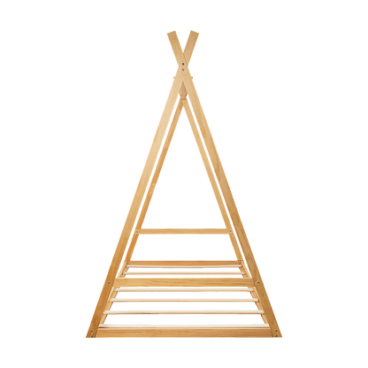 Kids Tent Montessori Toddler Floor Bed Wooden Bedframe