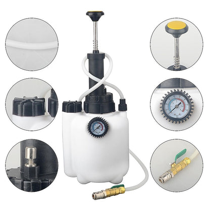 3L Transmission Oil Filling System Fluid Pump Manual Tool With 8pc ATF Adaptors