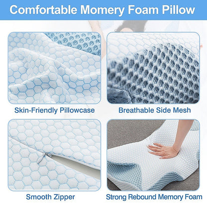 Memory Foam Pillow for Sleeping Orthopedic Cervical Ergonomic Neck Support