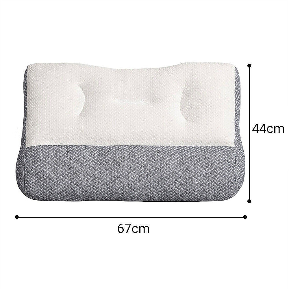 Cervical Ergonomic Pillow Soy Bean Contour Orthopedic Bed Neck Pain Washable