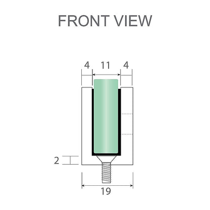 90x80cm Corner Frameless Shower Screen with Black Brackets and SS Hinges, Round Knob Handle