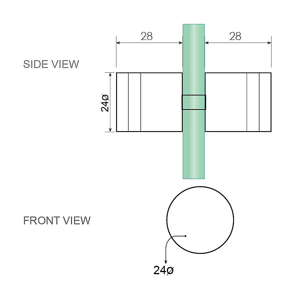 100cm Frameless Diamond Shower Screen with Chrome Brackets and SS Hinges, Round Knob Handle