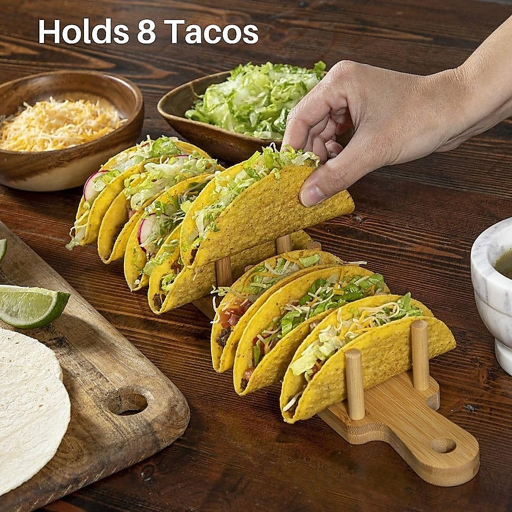 Taco Tray Holder Food Charcuterie Kitchen Gift