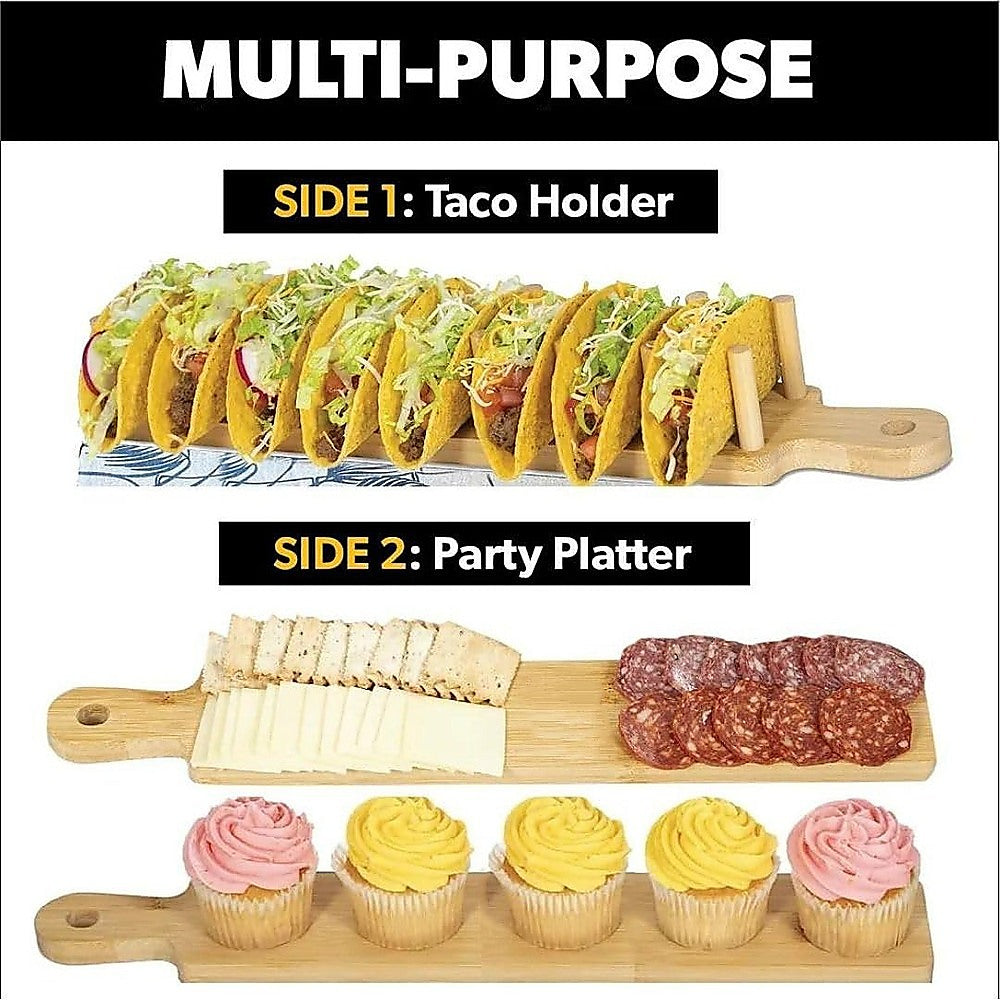 Taco Tray Holder Food Charcuterie Kitchen Gift