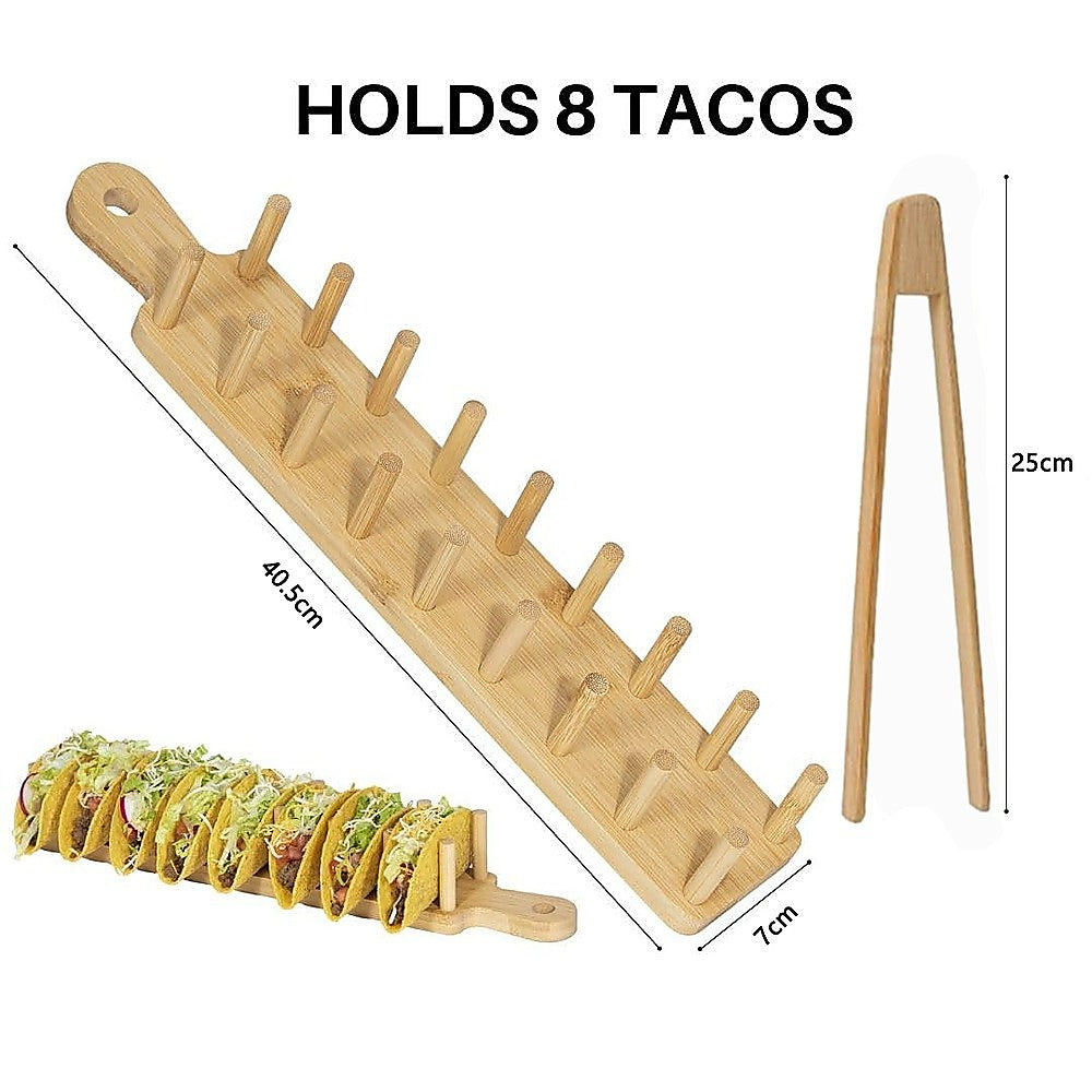 Taco Tray Holder Food Charcuterie Kitchen Gift