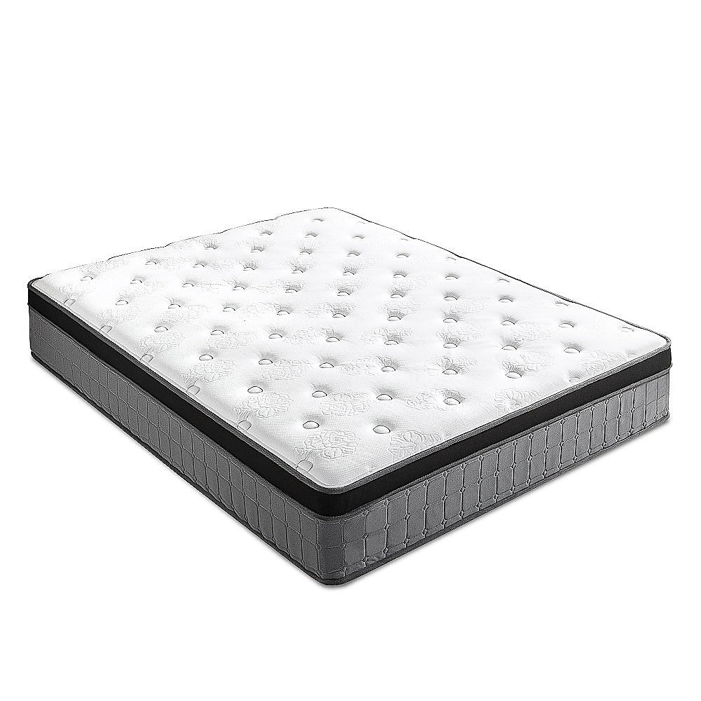 Mattress Queen Euro Top Pocket Spring Motion Isolation CertiPUR-US Certified