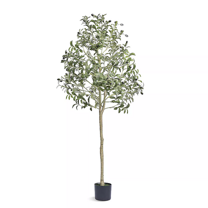 150cm Artificial Olive Tree Green Natural Tall Faux Lifelike