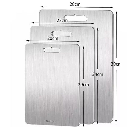 3 x 304SS Cutting Chopping Board Stainless Steel