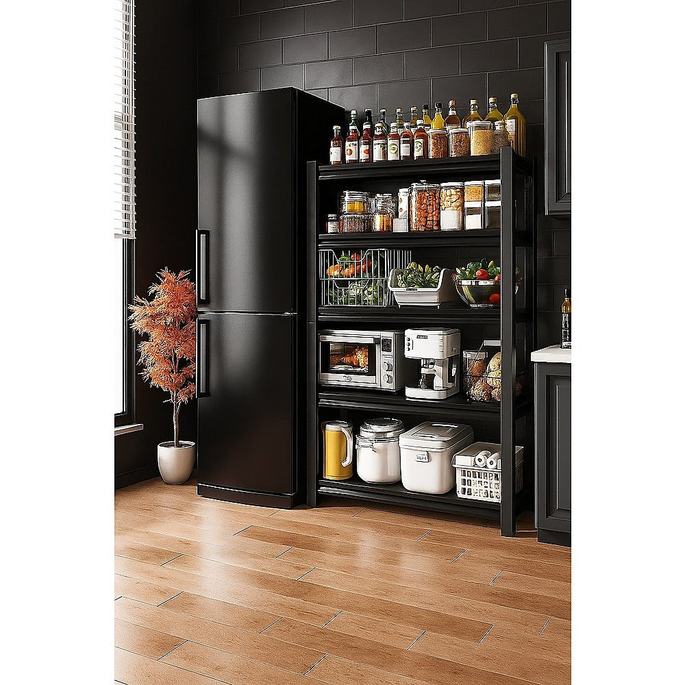 120x40x183cm Metal Garage Shelving Rack – Heavy-Duty Steel Storage