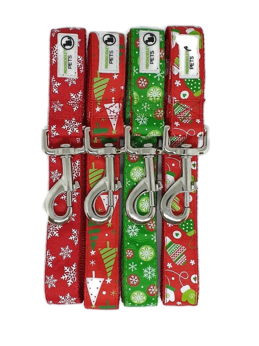 Christmas Dog Leashes 1.2m Red Xmas Tree