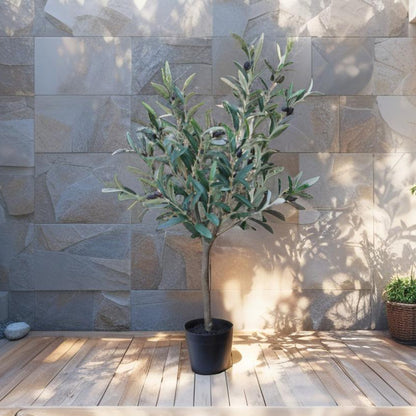 Potted Artificial Olive Tree 80cm