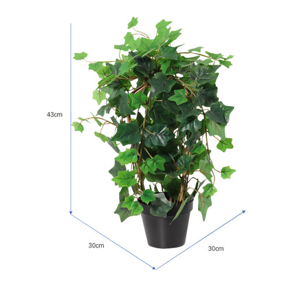 Potted Artificial Ivy Plant 43cm
