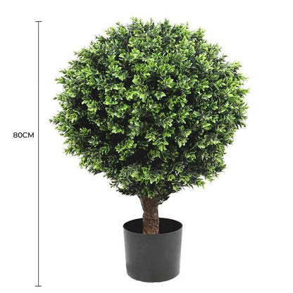 Artificial Topiary Shrub (Hedyotis) UV Resistant 76 CM