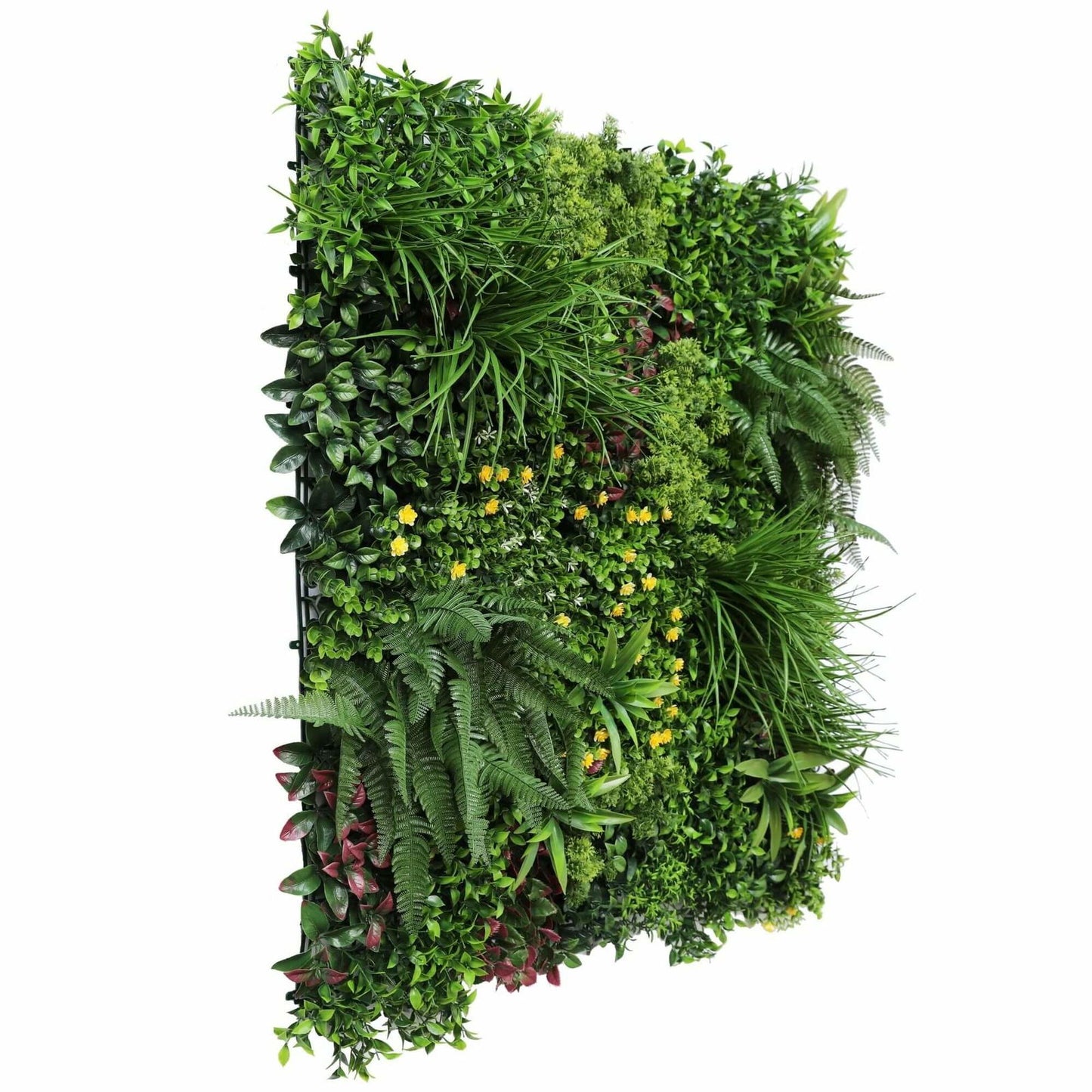 Luxury Country Fern Recycled Vertical Garden / Green Wall UV Resistant Sample