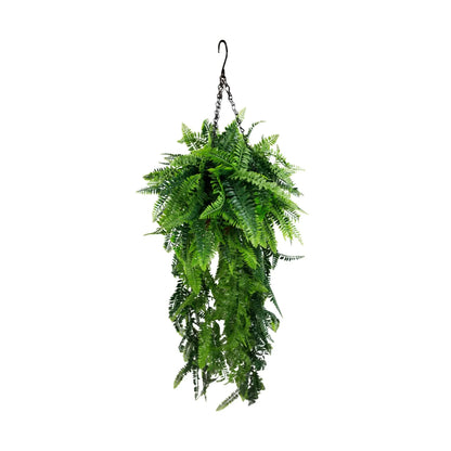 Artificial Hanging Fern Basket UV Resistant 45cm x 125cm