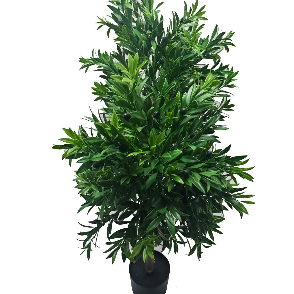 Premium Artificial Olive Tree 130cm UV Resistant
