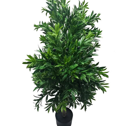 Premium Artificial Olive Tree 130cm UV Resistant
